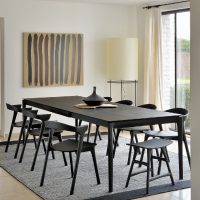 51544_51491_Oak_black_Bok_extendable_dining_table_chair_53040_Osso_stool_21720_Black_Dots_kilim_rug_HQ