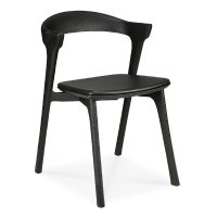Bok oak black black leather side view