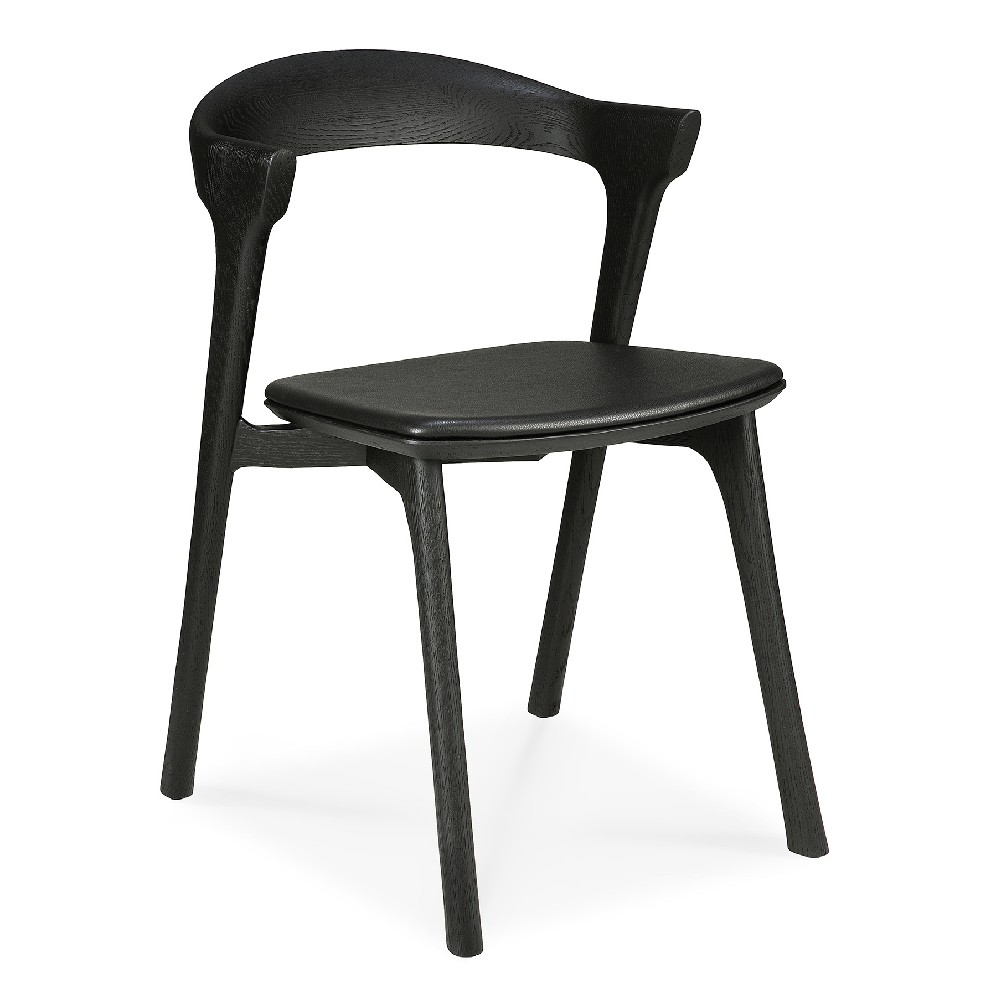 Bok oak black black leather side view