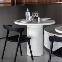 Bok oak black dining chair