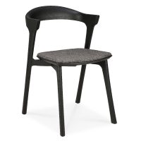 Bok oak black grey fabric side view