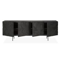 Graphic sideboard 4 door open
