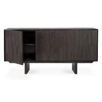 Mosaic sideboard 3 door open