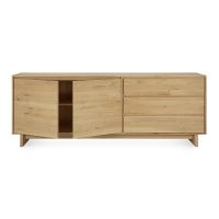 Wave sideboard 2 door open