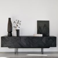 Graphic tv cabinet lifestyle image
