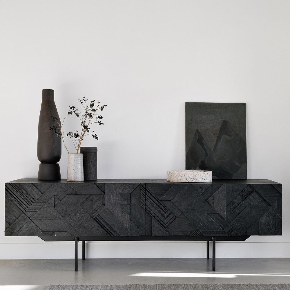 Graphic tv cabinet lifestyle image