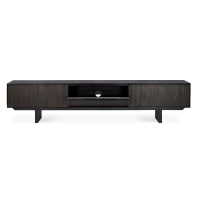 Mosaic tv cabinet 3 door open